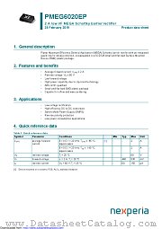 PMEG6020EP datasheet pdf Nexperia