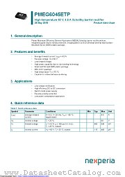PMEG6045ETP datasheet pdf Nexperia