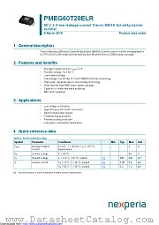 PMEG60T20ELR datasheet pdf Nexperia
