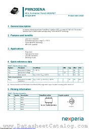PMN20ENA datasheet pdf Nexperia