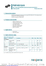 PMP4501QAS datasheet pdf Nexperia