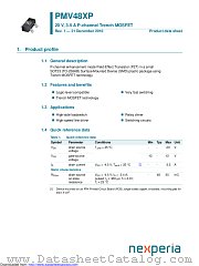 PMV48XP datasheet pdf Nexperia