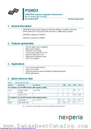 PQMD3 datasheet pdf Nexperia