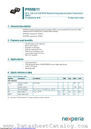 PRMB11 datasheet pdf Nexperia