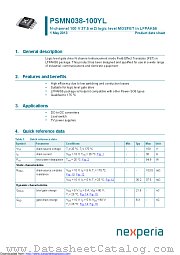 PSMN038-100YL datasheet pdf Nexperia