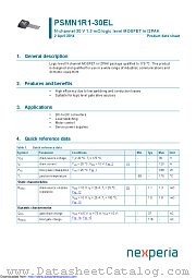 PSMN1R1-30EL datasheet pdf Nexperia