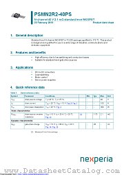PSMN2R2-40PS datasheet pdf Nexperia