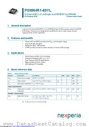 PSMN4R1-60YL datasheet pdf Nexperia