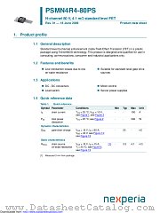 PSMN4R4-80PS datasheet pdf Nexperia