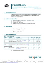PSMN5R2-60YL datasheet pdf Nexperia