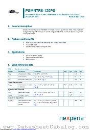 PSMN7R8-120PS datasheet pdf Nexperia