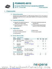 PSMN8R2-80YS datasheet pdf Nexperia