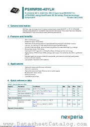 PSMNR90-40YLH datasheet pdf Nexperia
