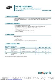 PTVS3V3D1BAL datasheet pdf Nexperia