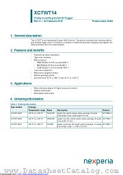 XC7WT14DP datasheet pdf Nexperia
