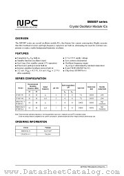 CF5007AA1-1 datasheet pdf Nippon Precision Circuits Inc