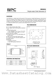 CF5050A-1 datasheet pdf Nippon Precision Circuits Inc