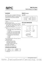 SM1125 datasheet pdf Nippon Precision Circuits Inc