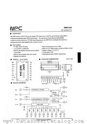 SM5124A datasheet pdf Nippon Precision Circuits Inc