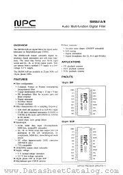 SM5841B datasheet pdf Nippon Precision Circuits Inc