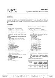SM5849F datasheet pdf Nippon Precision Circuits Inc
