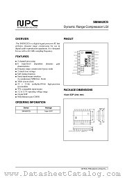 SM5852CS datasheet pdf Nippon Precision Circuits Inc