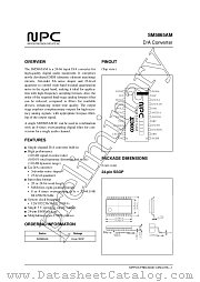 SM5865AM datasheet pdf Nippon Precision Circuits Inc