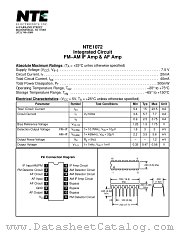 NTE1072 datasheet pdf NTE Electronics