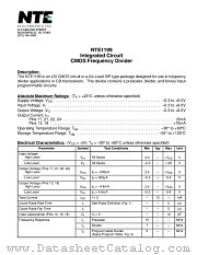 NTE1199 datasheet pdf NTE Electronics