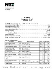 NTE1235 datasheet pdf NTE Electronics