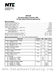 NTE126 datasheet pdf NTE Electronics