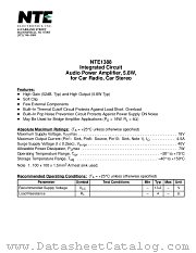 NTE1388 datasheet pdf NTE Electronics