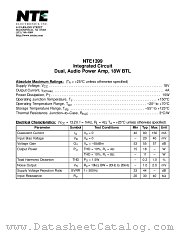 NTE1399 datasheet pdf NTE Electronics