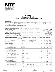 NTE1408 datasheet pdf NTE Electronics
