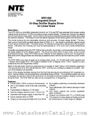 NTE1508 datasheet pdf NTE Electronics