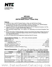 NTE1624 datasheet pdf NTE Electronics
