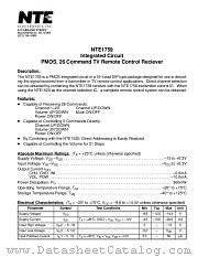 NTE1759 datasheet pdf NTE Electronics