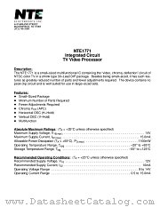 NTE1771 datasheet pdf NTE Electronics