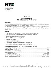 NTE1775 datasheet pdf NTE Electronics