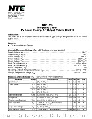 NTE1789 datasheet pdf NTE Electronics