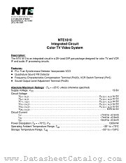 NTE1810 datasheet pdf NTE Electronics