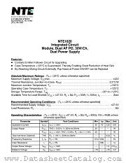 NTE1820 datasheet pdf NTE Electronics