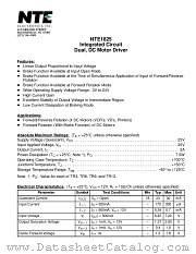 NTE1825 datasheet pdf NTE Electronics