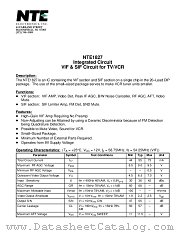 NTE1827 datasheet pdf NTE Electronics