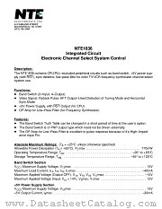 NTE1836 datasheet pdf NTE Electronics