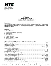 NTE1858 datasheet pdf NTE Electronics