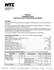 NTE2072 datasheet pdf NTE Electronics