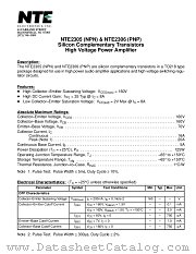 NTE2305 datasheet pdf NTE Electronics