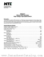 NTE2312 datasheet pdf NTE Electronics