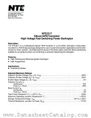 NTE2317 datasheet pdf NTE Electronics